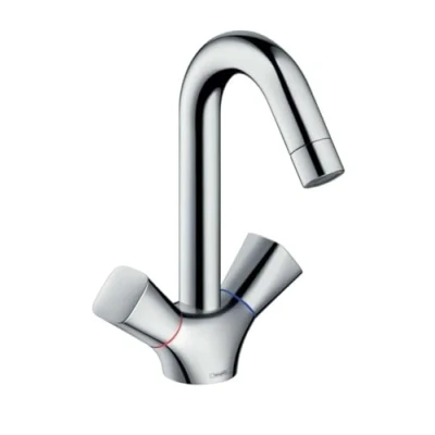Image de hansgrohe Logis Mélangeur de lavabo avec tirette et vidage synthétique, chromé, 71222000