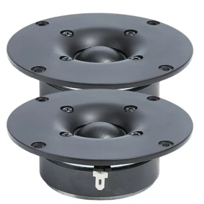 Image de Audiophile Tweeter dôme 10,2 cm 8 Ohm 60 W 104 mm avec aimant unique pour systèmes sonores haut de gamme