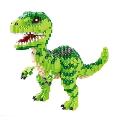 Image de Balody Figure à Assembler avec des nanoblocs. Dinosaure Velociraptor.