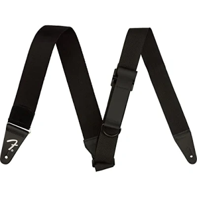Image de Fender® »RIGHT HEIGHT™ RAYON NYLON STRAP 2&quot;« Sangle avec fonction une main pour guitare Largeur 5cm Couleur: Noir
