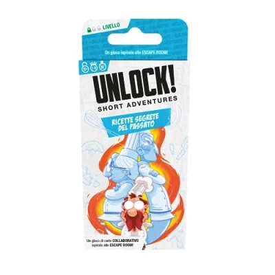 Image de Asmodee Unlock! Short Adventures, Recettes Secret du Passé Jeu de Table avec App, Escape Room, 1 6 Joueurs, 10+ Ans, Edition en Italien