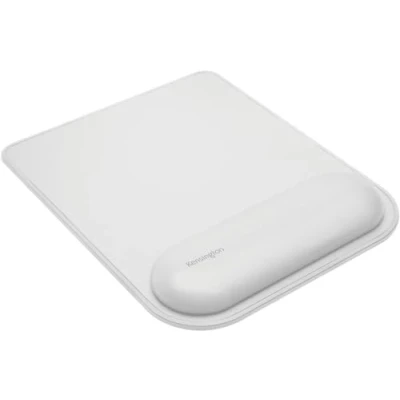 Image de Kensington Tapis de Souris avec Repose Poignets ErgoSoft, Gris Simili cuir, Rembourrage en Gel Anti Dérapant, Alignement du Poignet, Certifié Sûr et Conforme