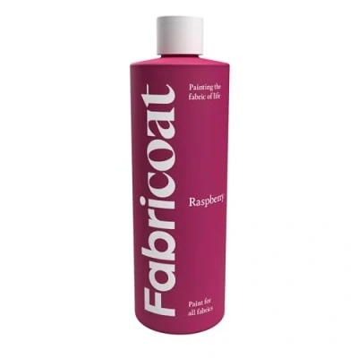 Image de Fabricoat Peinture Textile Restaurez ou Changez la Couleur de Tous les Textiles Peignez Directement sur le Tissu Transformez Tissus : Canapés, Abat jour (500 ml, Framboise)