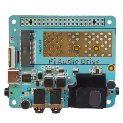 Image de Audio DAC Hat Sound Card (Pi Drive) for Raspberry PI4 All Models Pi Zero / Pi3 Pi3B Pi3B+ Pi2 Better Quality Than USB
