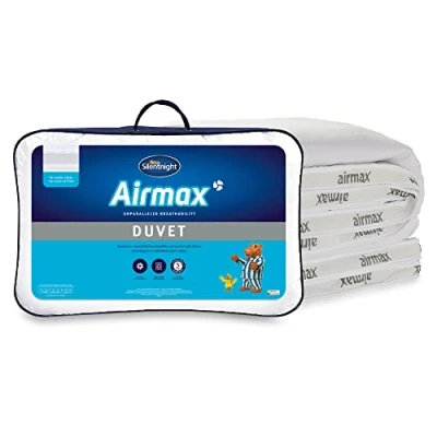 Image de Silentnight Airmax Couette Double 10,5 tog, Maille, Blanc