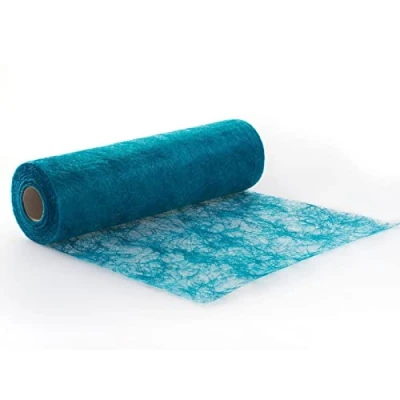 Image de Protinam Chemin de Table, Polyester, Turquoise (6550), 20m