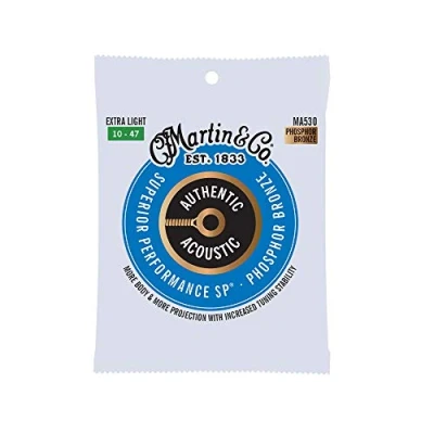 Image de MARTIN Cordes Authentic, Extra Light, 92/8