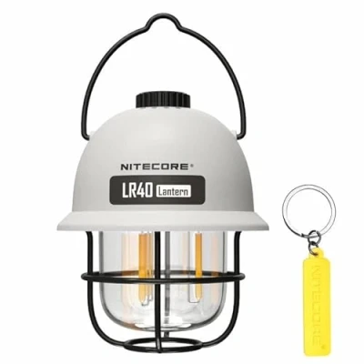 Image de NITECORE Lanterne de camping rechargeable USB C multifonction LR40 avec étiquette