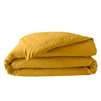 Image de douceur d&#039;intérieur, Housse de Couette (240 x 220 cm) Percaline Curry, Percale Coton
