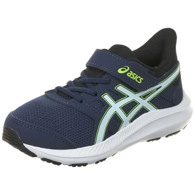 Image de Asics JOLT 4 Unisex Chaussures de running neutres pour enfants, Taille: 28.5, Blue expanse/cool grey Tissu / matière synthétique