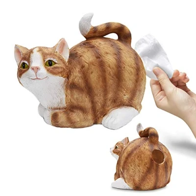 Image de Mikamax Porte mouchoirs en Forme de Chat (04636)