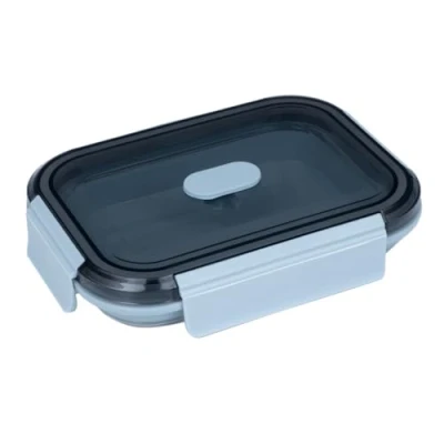 Image de Lurch Boîte de conservation en silicone pliable up &amp; down 800 ml Bleu givré