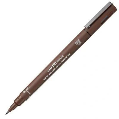 Image de Uniball MARQUEUR PERMANENT CALIBRÉS PINBR 200(S) SEPIA 12U