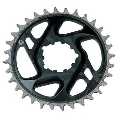 Image de Plateau de remplacement GX Eagle Direct Mount X Sync 12V forgé à froid couleur Gris Lunaire 34 dents décalées 6 mm