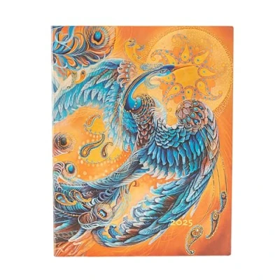 Image de Skybird (Birds of Happiness) Ultra 12 month Vertical Softcover Flexi Dayplanner 2025 (Elastic Band Closure)
