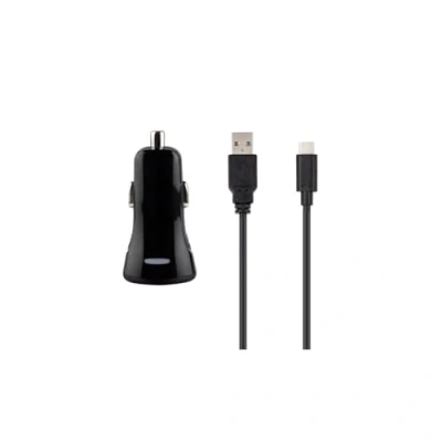Image de Chargeur voiture et câble de charge USB type C1 pour Nintendo Switch Noir Proxima Plus
