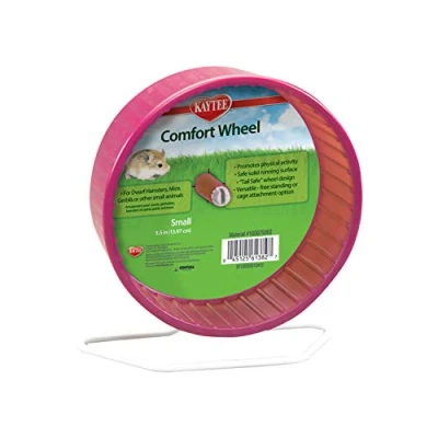 Image de Kaytee Superpet Comfort wheel Roue d&#039;exercice Taille S (13.97 cm) Coloris aléatoire