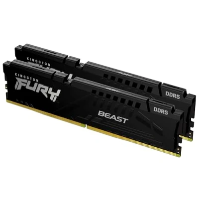 Image de Kingston Technology FURY Beast 16 Go 5600 MT/s DDR5 CL36 DIMM (Kits de 2) Black EXPO Neuf