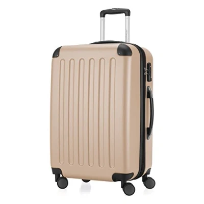 Image de HAUPTSTADTKOFFER Spree Valise plus Grande de soute, Trolley Rigide ABS, TSA, extensible, extra léger, 4 roues, 75 cm, 119 L, Champagne