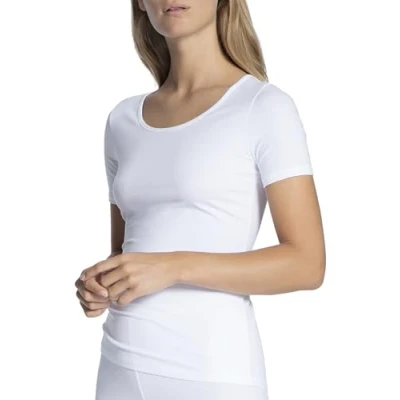 Image de CALIDA Femme Natural Comfort Maillot De Corps, Blanc (Weiss 001), 40 42 EU