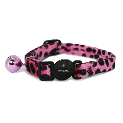 Image de Ancol Acticat Collier en Velours à imprimé léopard pour Chat