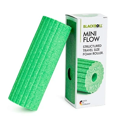 Image de BLACKROLL® MINI FLOW (5x15 cm) Petit Rouleau et d’automassage pour le fitness, yoga, crossfit les étirements musculaires de massage à double effet fascias orange
