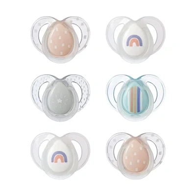 Image de Tommee Tippee sucette de nuit, 6 18 mois, lot sucettes phosphorescentes avec capsule stérilisation réutilisable
