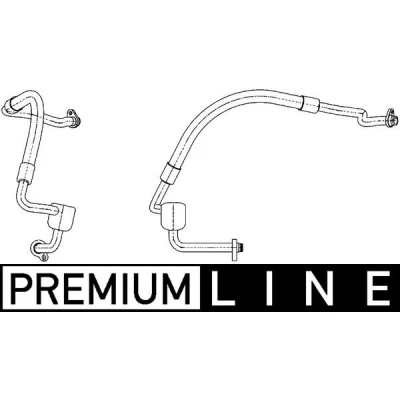 Image de MAHLE ORIGINAL AP 124 000P Conduite à basse pression, climatisation