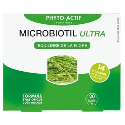 Image de Phyto Actif Microbiotil Ultra 20 Sachets