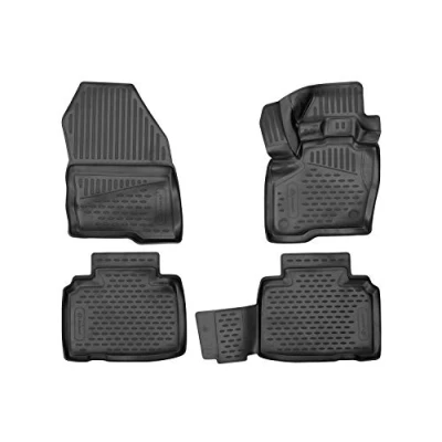 Image de Tapis de Sol 3D en Caoutchouc antidérapant pour Ford Edge 15 20
