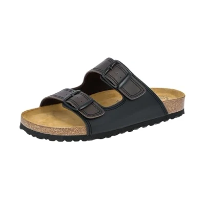 Image de Lico Bioline Man Soft, Chaussons Bas, Noir (Anthrazit Anthrazit), 46 EU