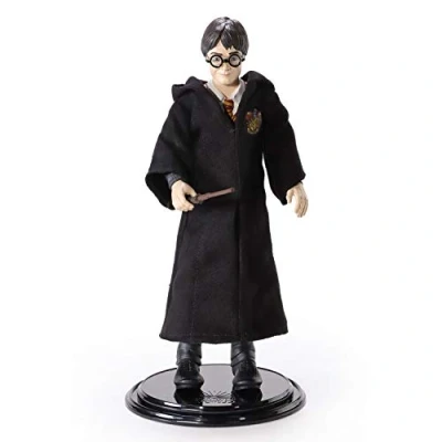Image de BendyFigs Harry Potter Figure by The Noble Collection Officially Licensed 19cm (7.5 inch) Bendable Toy Posable Collectable Doll Figures with Stand for Kids &amp; Adults