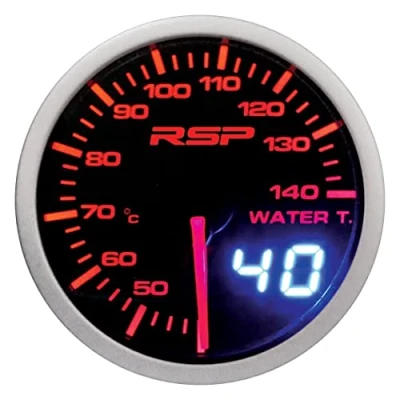 Image de MANOMETRE DE TEMPERATURE D&#039;EAU RSP D.52MM LED