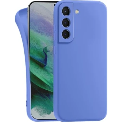 Image de MyGadget Coque pour Samsung Galaxy S21 FE Case TPU Souple &amp; Soft Cover Protection Extra Fine Légère Étui Coloré Anti Choc et Rayures Bleu