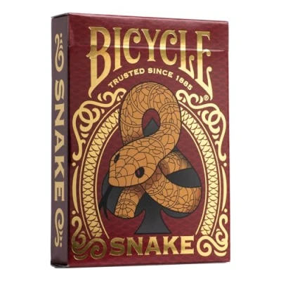 Image de Bicycle Jeu de 54 Cartes Snake Édition Zodiaque Chinois Année du Serpent à Jouer Format Poker