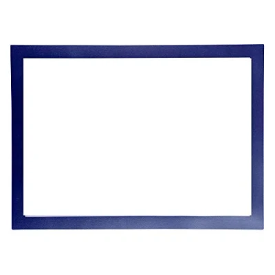 Image de Exacompta Ref. 39202E 1 pochette aimantée cadre d&#039;affichage magnétique en PVC Porte Document, photo, notes, règlements, instructions, porte, mur … Format à classer A4 Bordure bleu