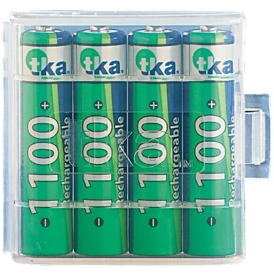 Image de TKA accus Nimh type AAA 1 100 mAh Lot de 4