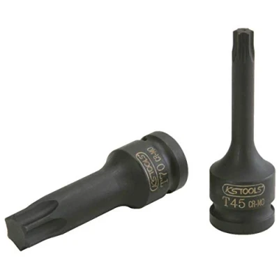 Image de KS TOOLS 911.0995 Douille à choc 75 T20 12,5 (1/2&quot;) Torx