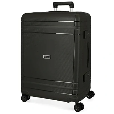Image de Movom Dimension Valise moyenne Noir 44x66x27 cm Rigide Polypropylène Fermeture TSA 78L 3,82 kg 4 roues doubles, ,
