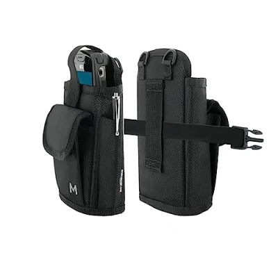 Image de MOBILIS Holster pour Terminal de Saisie &amp; Smartphone Ceinture et Poche Accessoires Système Mains Libres Taille M (Taille Max Appareil 9 x 19 4 cm)