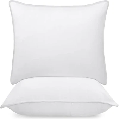 Image de Utopia Bedding Pillow (Lot de 2), 80 x cm, Oreiller Sommeil, Coussin Respirant et Doux (Blanc)