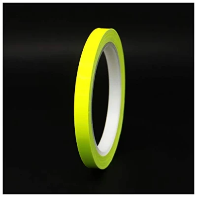 Image de Finest Folia Bandes adhesives décoratives pour auto voiture moto bateau modélisme nombreux coloris longueur 10m ruban adhésif néon (Jaune fluo, 8mm)