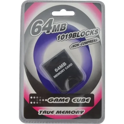 Image de Carte memoire 64mb (1019 blocks) pour sauvegarde sur console Nintendo Gamecube