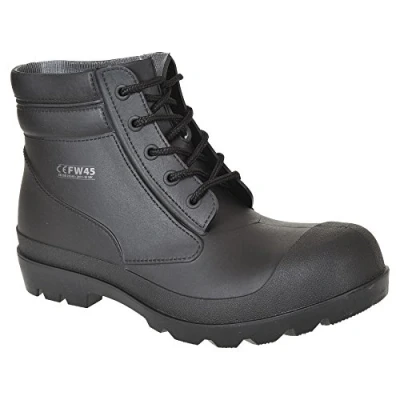 Image de Portwest Brodequin PVC S5, Couleur: Noir, Taille: 41, FW45BKR41