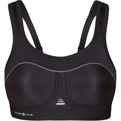 Image de Soutien gorge de compression PureLime Haute Intensité, taille 65J pour un maintien optimal lors vos courses.
