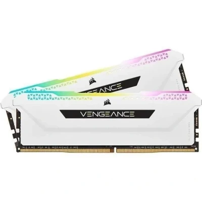 Image de Corsair VENGEANCE® RGB PRO SL 16 Go (2 x 8 Go) DDR4 3200 MHz C16 — blanc Neuf
