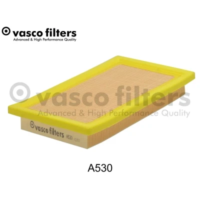 Image de DAVID VASCO A530 Filtre à air 36mm 153mm 247mm rectangulaire Cartouche filtrante FIAT: Panda I 3/5 portes, Uno portes