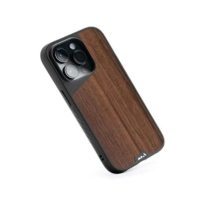 Image de Mous Coque pour iPhone 14 Pro Noyer Limitless 5.0 Protection Compatible avec MagSafe Case Antichoc
