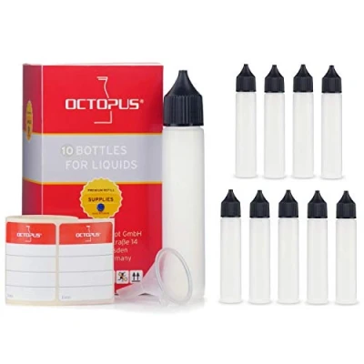 Image de 10 x 30 ml flacons pour liquide d’e cigarettes, de dosage souple en PEBD les liquides cigarettes électroniques, flacon peinture vide, stylo