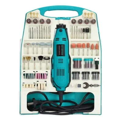 Image de HENGMEI Mini Meuleuse Electrique Outil Rotatif Accessoires Kit 226 Piece pour Projets Artisanaux, Bricolage, Découpage, Gravure